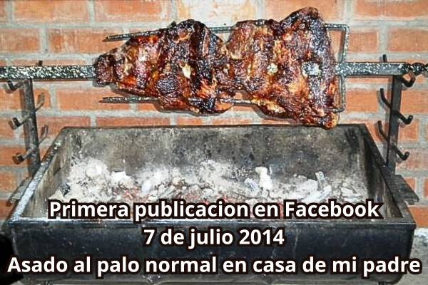 Asado al palo Moller