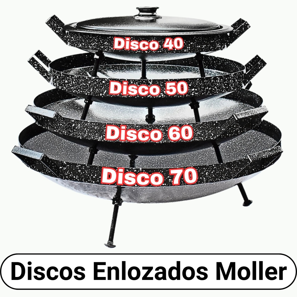 Disco 70 Enlozado Con Tapa Moller