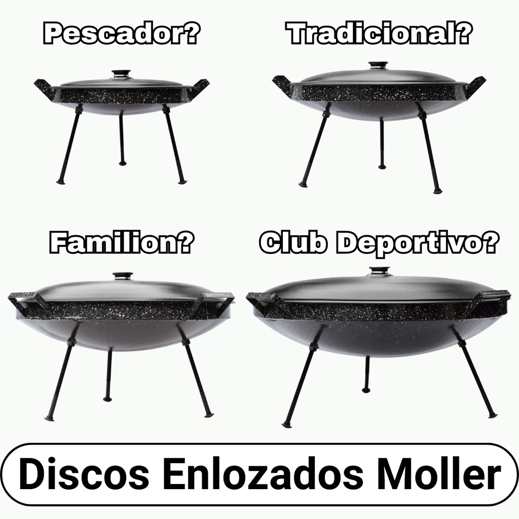 Disco 70 Enlozado Con Tapa Moller
