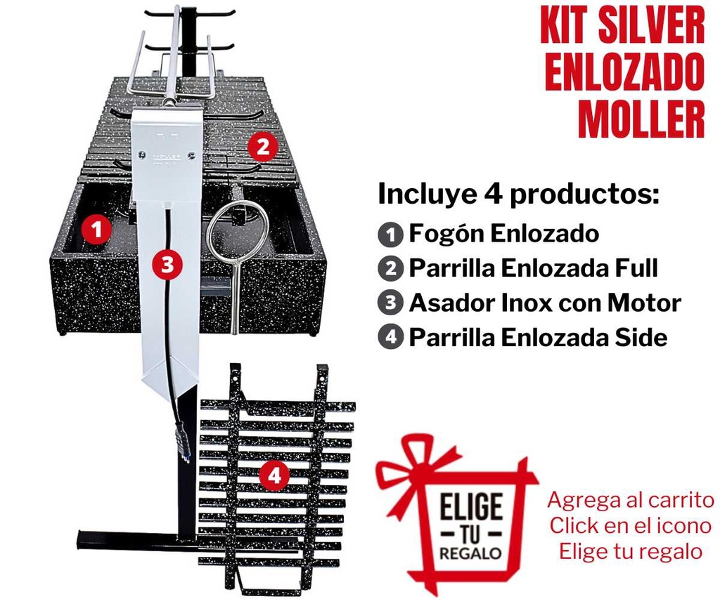 KIT SILVER ENLOZADO MOLLER